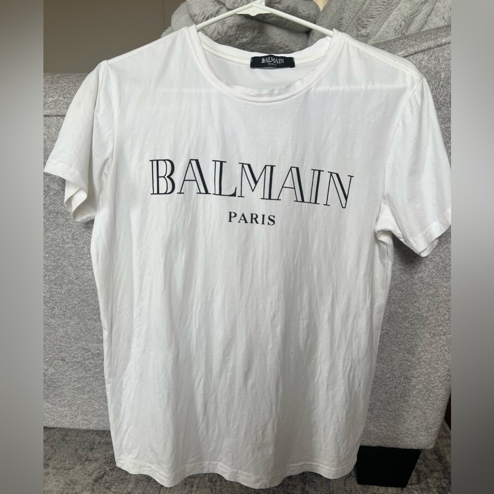 Balmain White T-Shirt